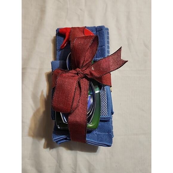 Palmolive Gift Set Dish Towels Hand Towel Palmolive Spray Away & Palmolive Blue - Picture 1 of 5